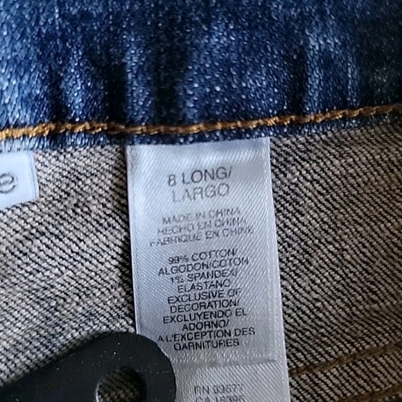 Liz Clairbone Boot Cut Jeans Size 8L - Picture 5 of 5